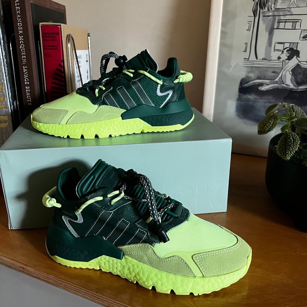 Beyonce Ivy Park Nite Jogger - Dark Green Frozen Yellow